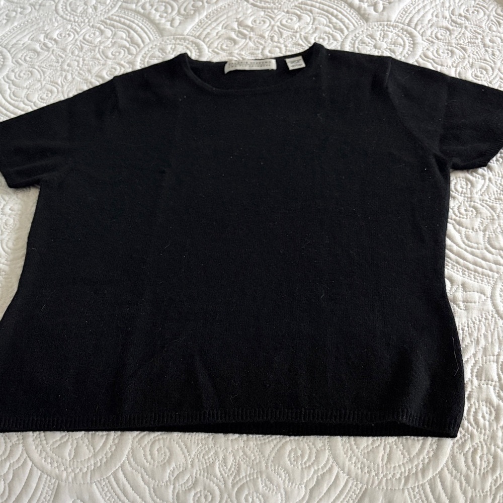 Valerie Stevens Black Cashmere Sweater